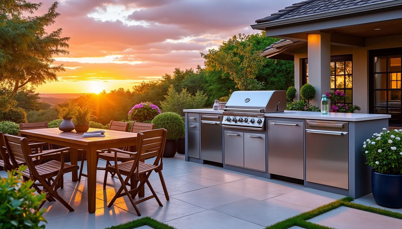 découvrez nos conseils pratiques et idées inspirantes pour aménager une cuisine extérieure fonctionnelle et esthétique, parfaite pour vos repas en plein air.