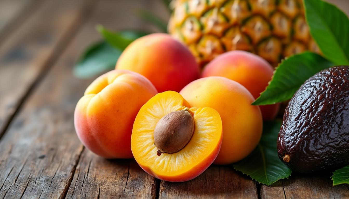 découvrez les fruits en a, de l'abricot juteux à l'ananas tropical, leurs saveurs, bienfaits et utilisations culinaires.