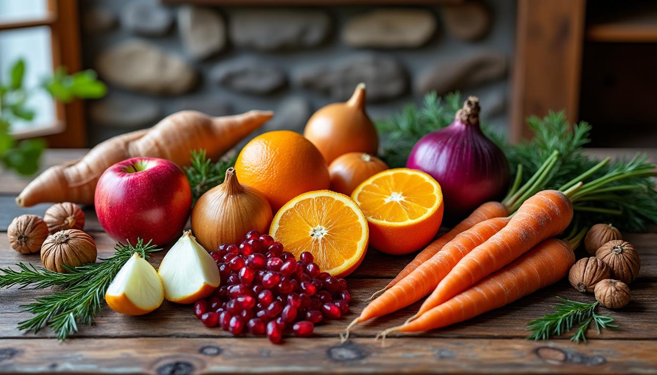 découvrez comment cuisiner sainement en plein hiver avec les fruits et légumes de janvier, pour des repas frais, nutritifs et de saison.