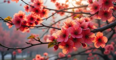 découvrez le cognassier du japon, un arbuste spectaculaire offrant une explosion de fleurs colorées dès la fin de l'hiver, idéal pour illuminer votre jardin.