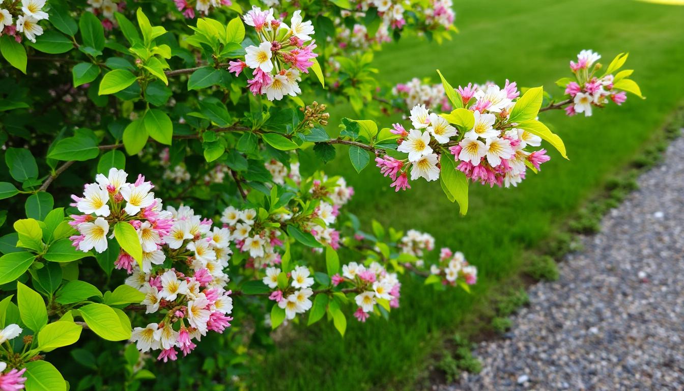 découvrez l'abelia grandiflora, une plante idéale pour votre jardin avec sa floraison longue et parfumée qui apportera beauté et fraîcheur tout au long de la saison.