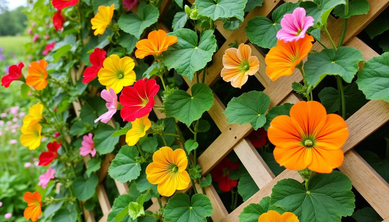 découvrez comment semer, cultiver et entretenir la capucine grimpante pour embellir votre jardin avec cette plante facile à vivre et généreuse en fleurs colorées.