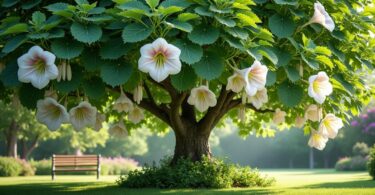 découvrez le catalpa, un arbre d'ombrage majestueux idéal pour embellir et rafraîchir votre jardin tout au long de l'été.
