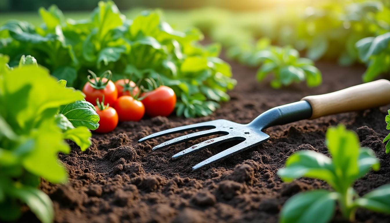 découvrez les avantages d'utiliser une grelinette pour préparer votre sol : amélioration de la structure du sol, respect de la vie microbienne et un jardinage plus naturel et efficace.