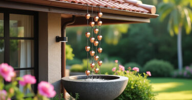 découvrez la chaîne de pluie, une alternative esthétique et écologique aux gouttières traditionnelles, qui transforme l'écoulement de l'eau en un élément décoratif pour votre maison.