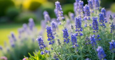 découvrez la perovskia, également appelée sauge d'afghanistan, une plante idéale pour créer un massif aux fleurs bleu lavande éclatantes et résistantes.
