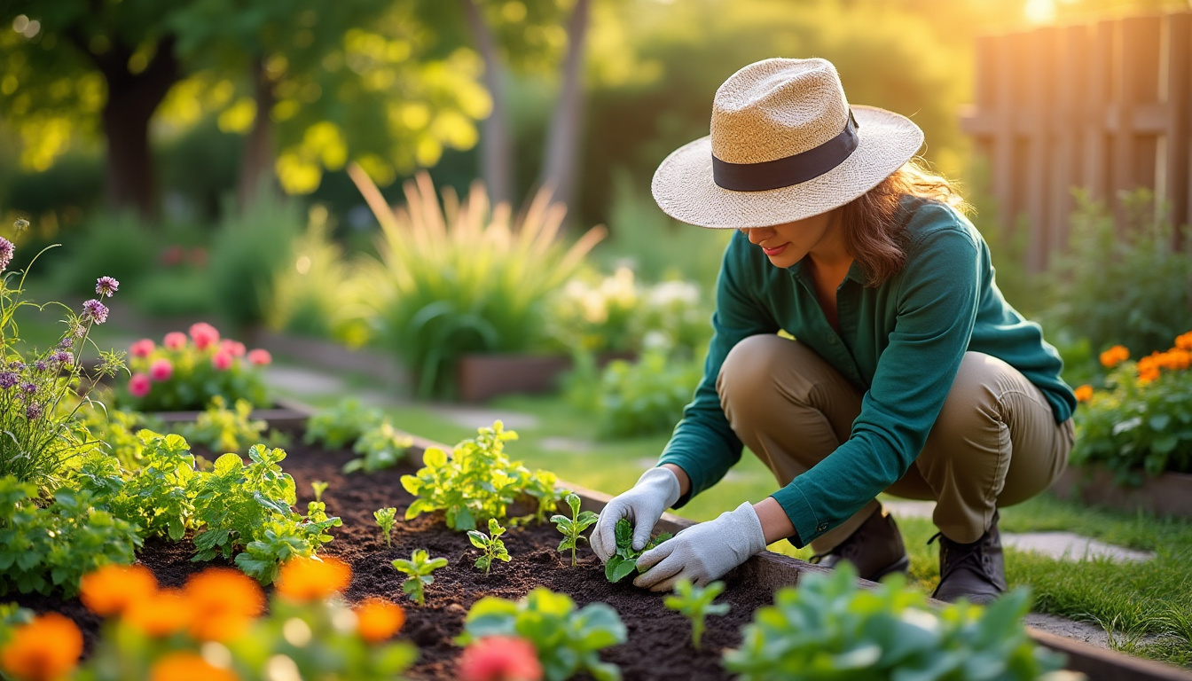 découvrez pourquoi le chapeau de paille est l'accessoire incontournable pour protéger votre visage du soleil tout en jardinant confortablement cet été.