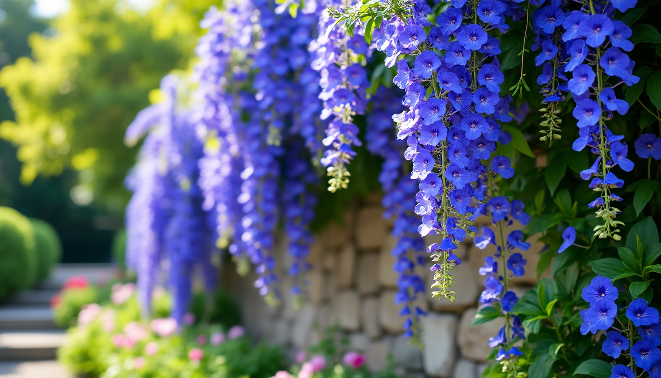 découvrez la lobelia, une plante idéale pour créer des cascades de fleurs d'un bleu intense, apportant couleur et élégance à votre jardin.