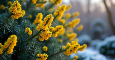 découvrez le mahonia, un arbuste piquant idéal pour égayer votre jardin en hiver avec ses fleurs jaune d'or éclatantes et son feuillage persistant.